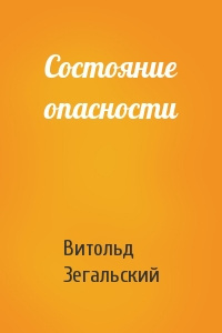 аудиокнига Зегальский Витольд - Состояние опасности